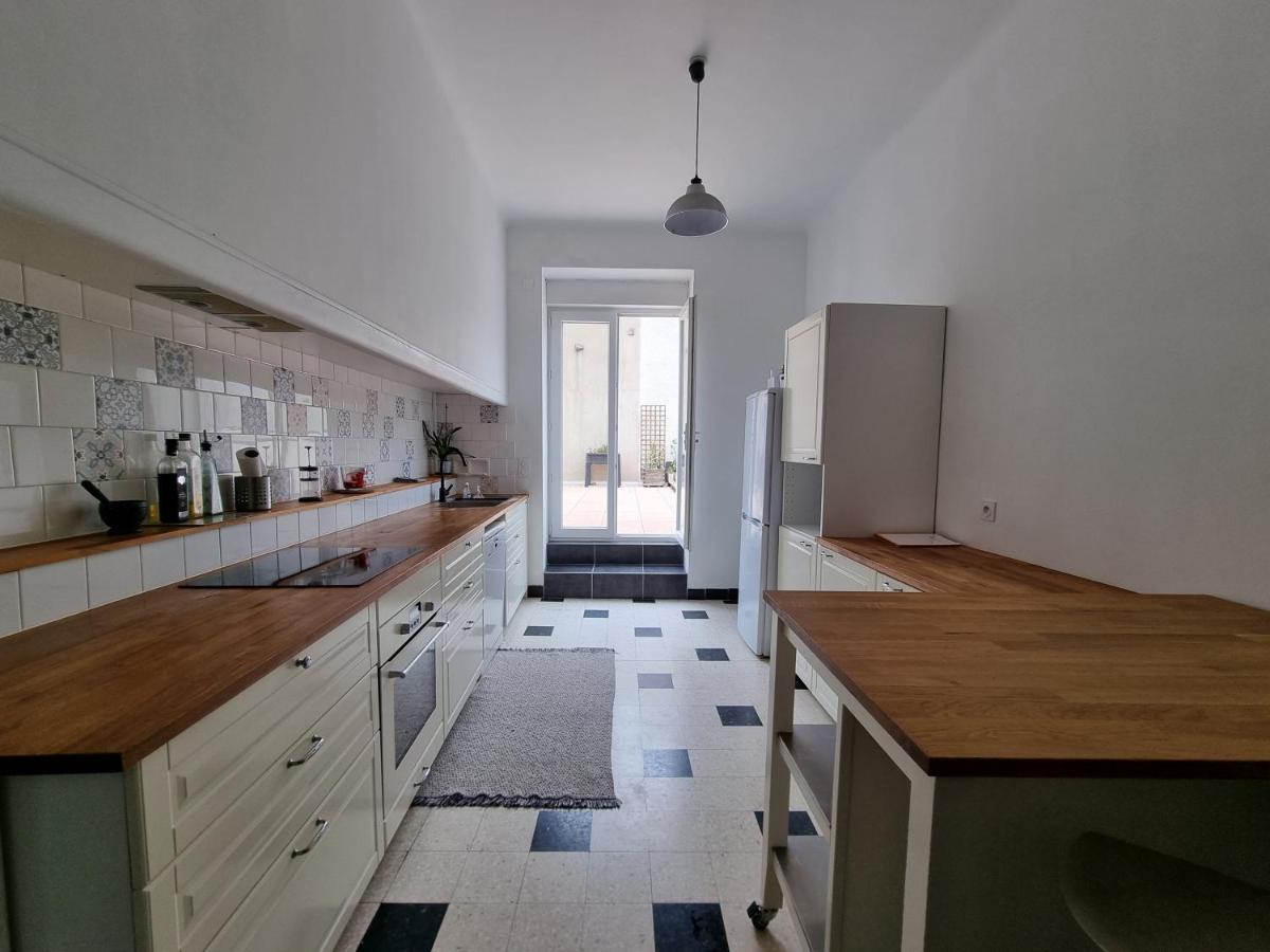 T4- Terrasse 50M², Garage, Centre-Ville Narbonne Kültér fotó