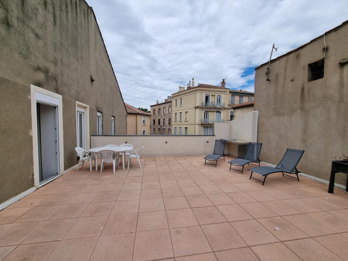 T4- Terrasse 50M², Garage, Centre-Ville Narbonne Kültér fotó
